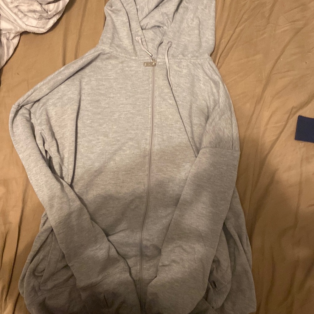 Gray Zip up